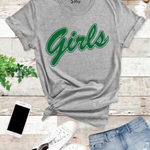 Girls-T-Shirt-Grey