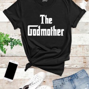 GodMother-T-Shirt-Black