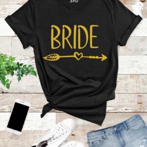 Gold-Bride-T-Shirt-Black