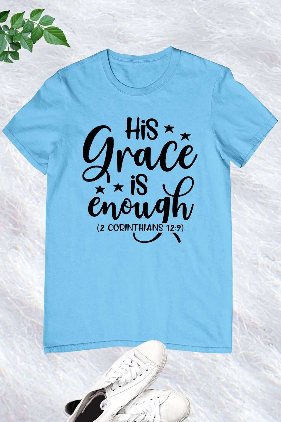 His Grace is Enough Bible Verse T Shirts - Image 4