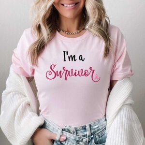 i'm-a-survivor-cancer-awareness-pink-ribbon-cancer-fighter-t-shirt