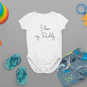 I Love My Daddy Baby Bodysuit