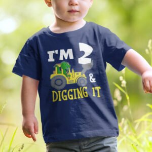 I'm 2 and Digging It Birthday T Shirt