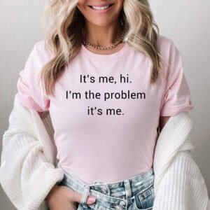 it's-me,-hi,-i'm-the-problem-it's-me-breast-cancer-awareness-t-shirts