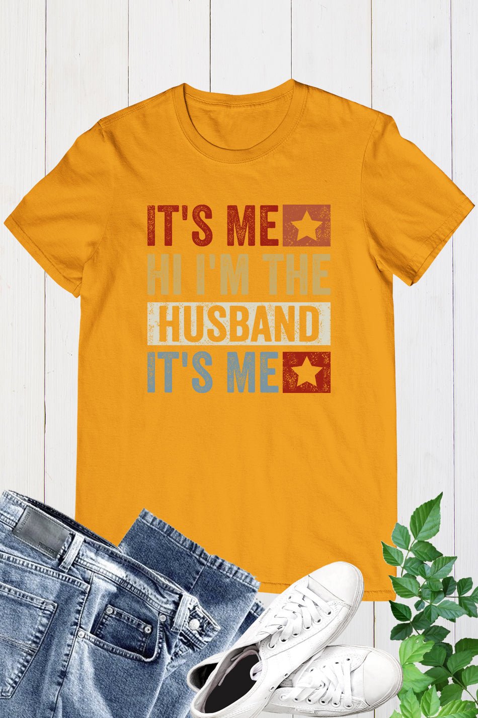 It's Me hi I'm The Husband It's Me Shirt - Image 3