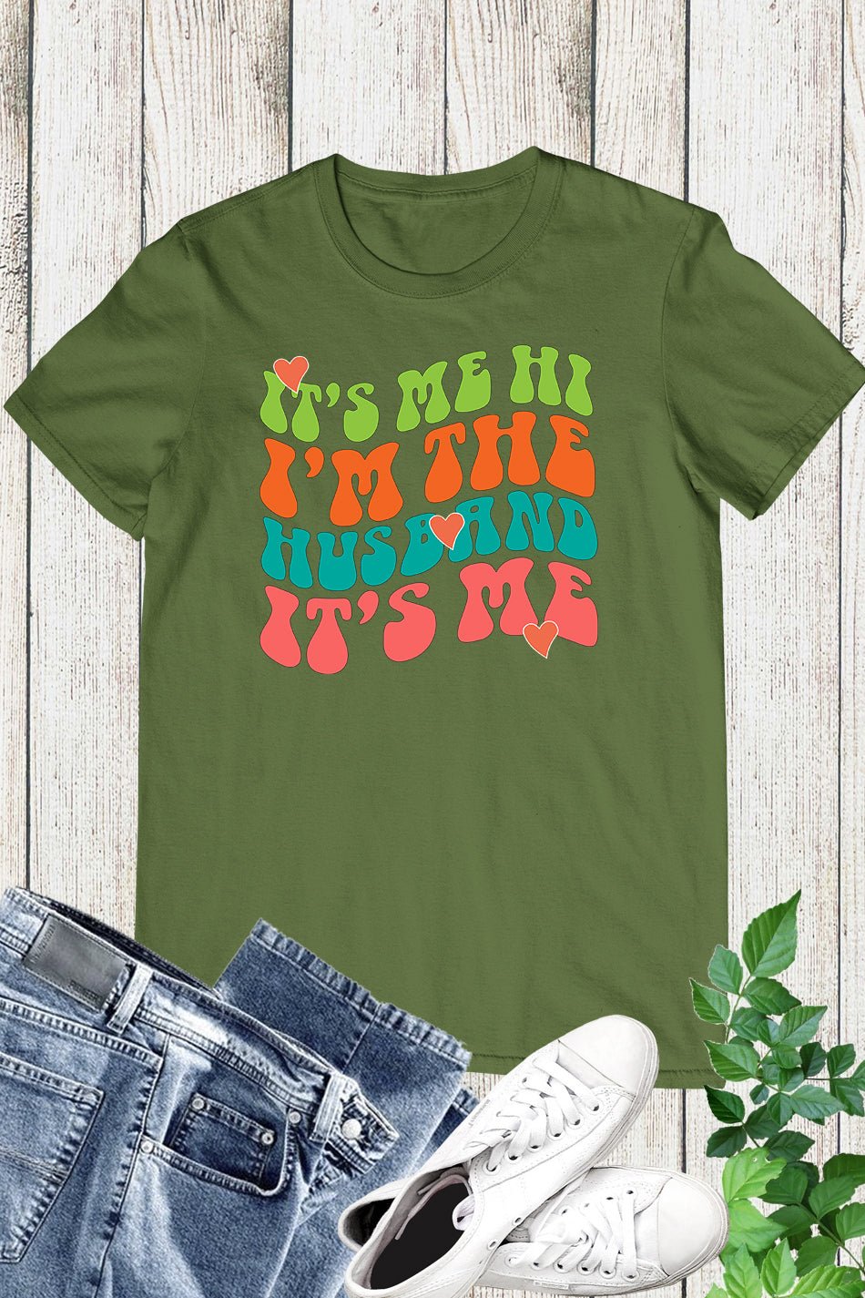 It's Me hi I'm The Husband It's Me Trendy Shirt - Image 3