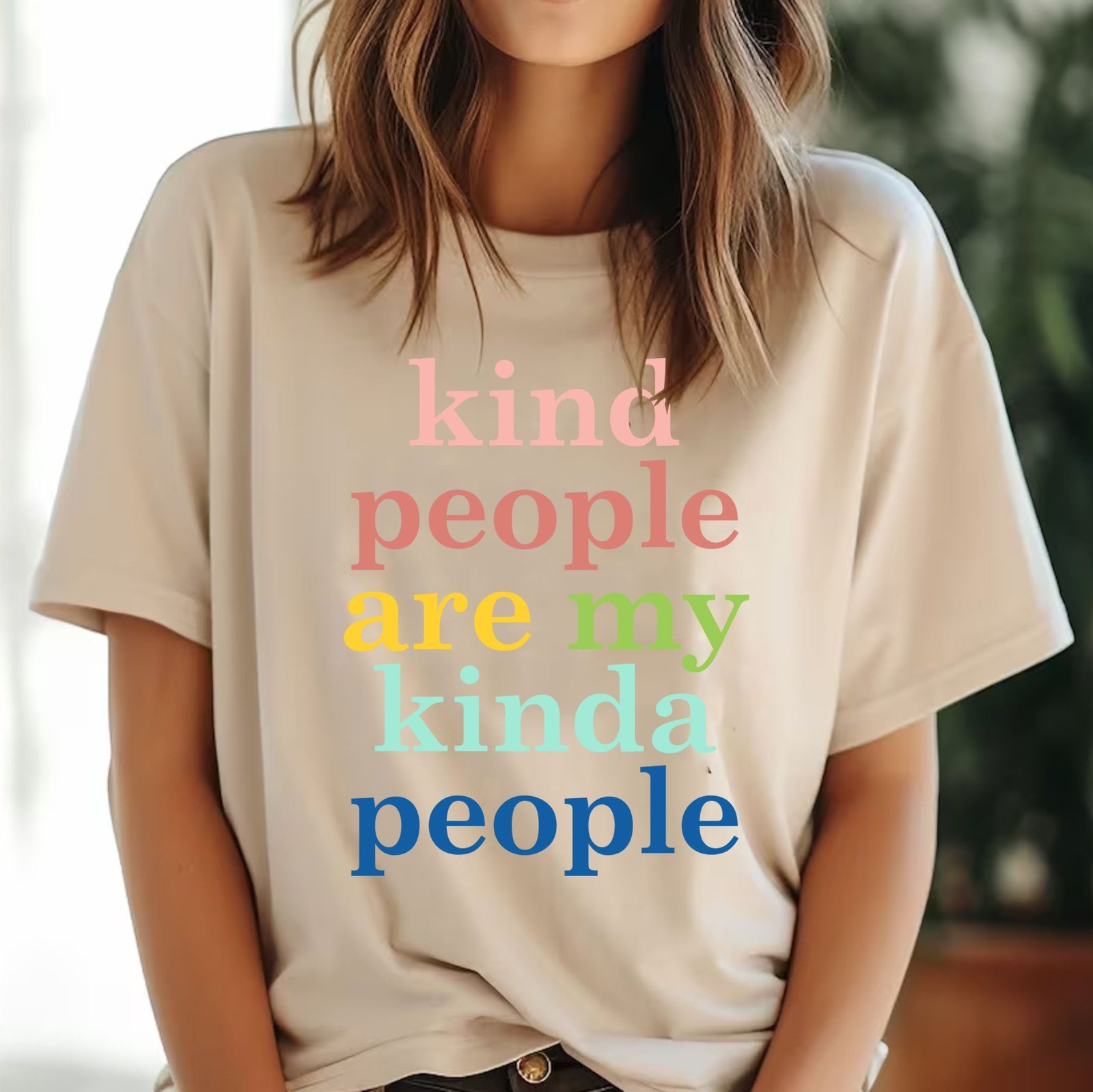 Kind People Are My Kinda People Kindergarten Preschool Teacher Shirt - Image 2