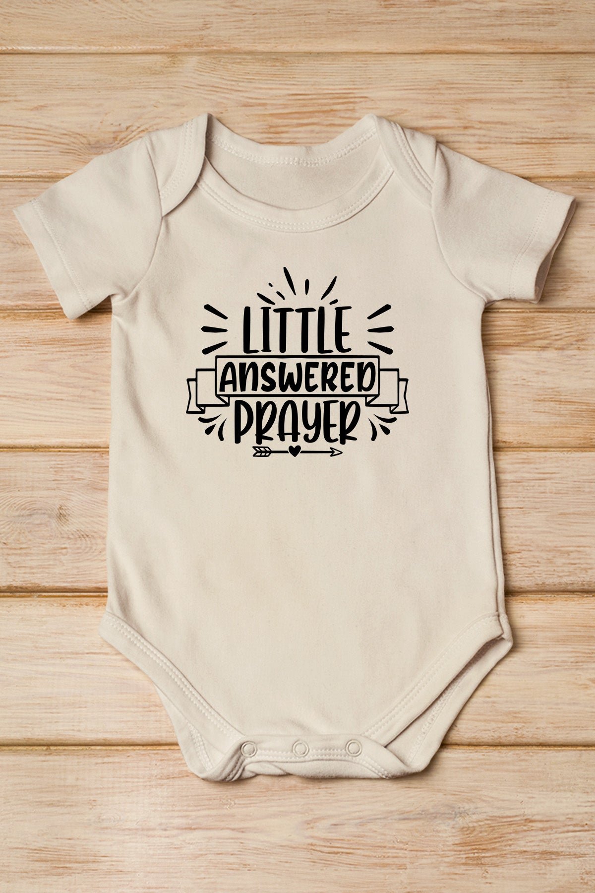 Little Answered Prayer Baby Bodysuit - Image 3