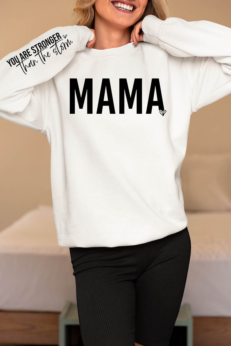 Mama You are Stronger Than The Storm Sweatshirt - Image 2