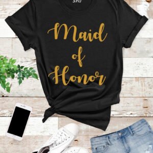 Maid-of-Honor-T-Shirt-Black