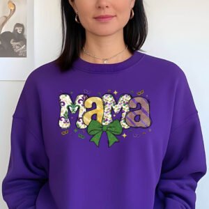 Mardi Gras Mama Shirt Parade Queen Mother Mom