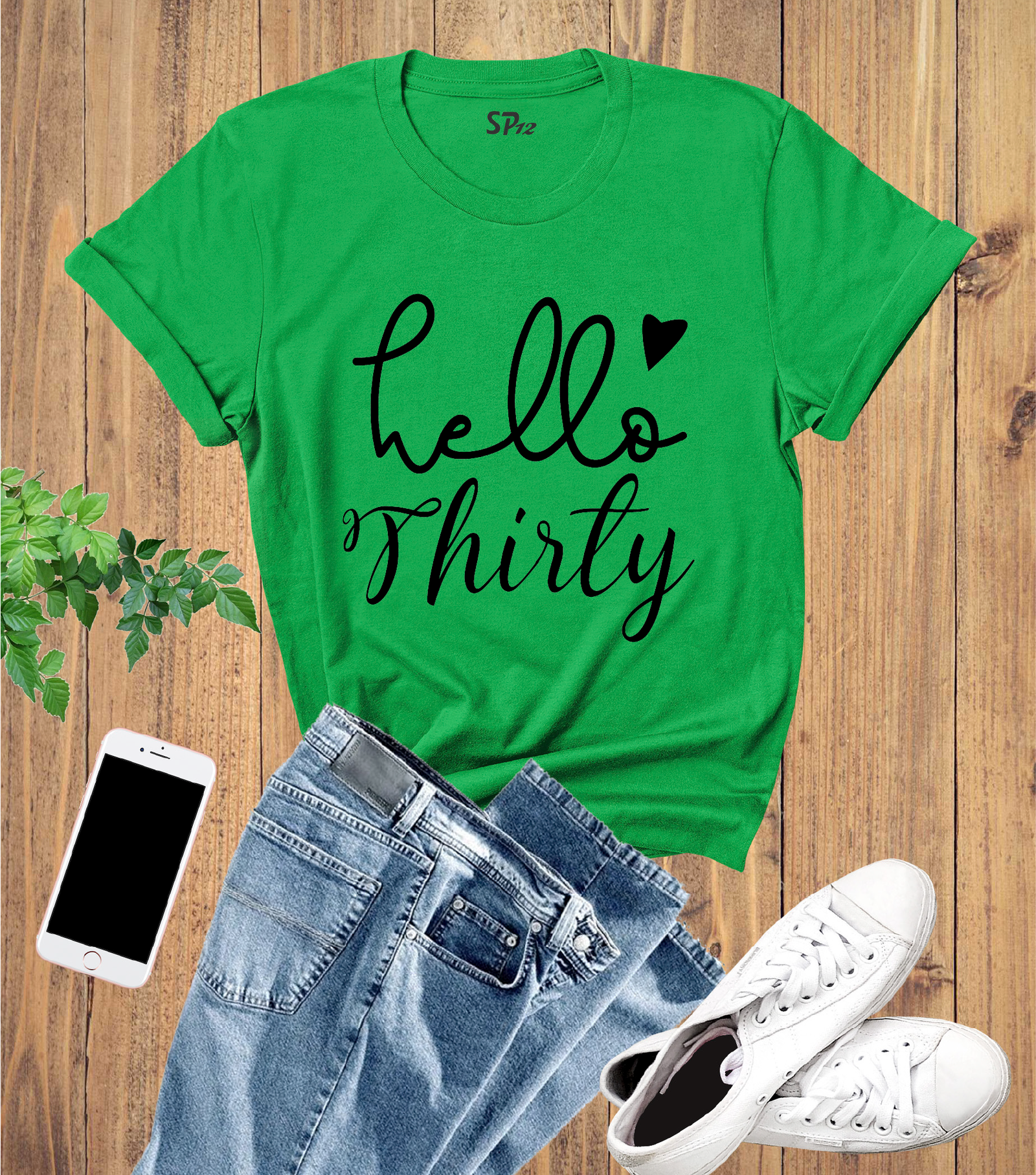 Hello Thirty 30th Birthday Tshirt