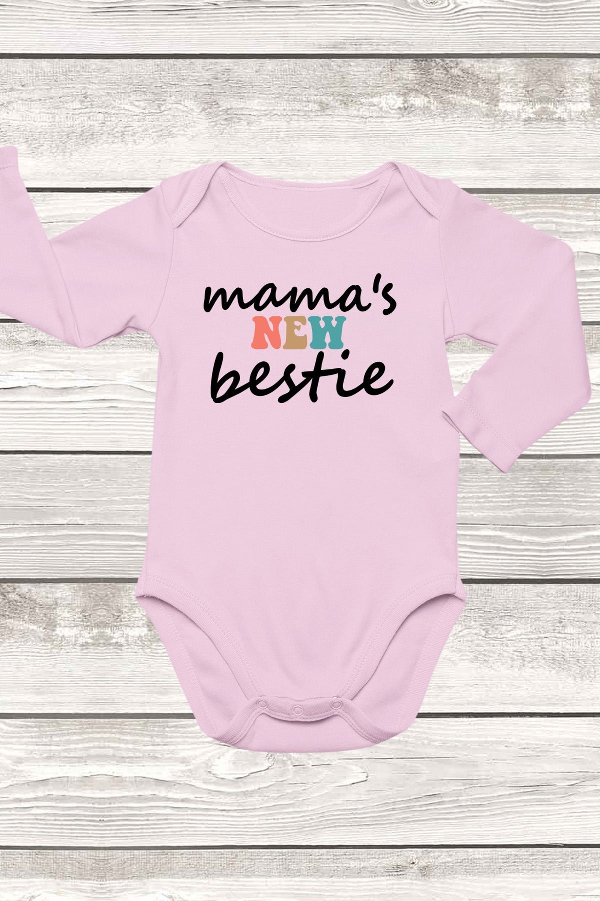 Mama's New bestie Baby Bodysuit - Image 4