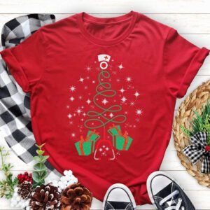Medical Nurse With Stethoscope Nurse Life Christmas T Shirt