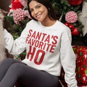 Santa's Favorite Ho Trendy Christmas Sweatshirt