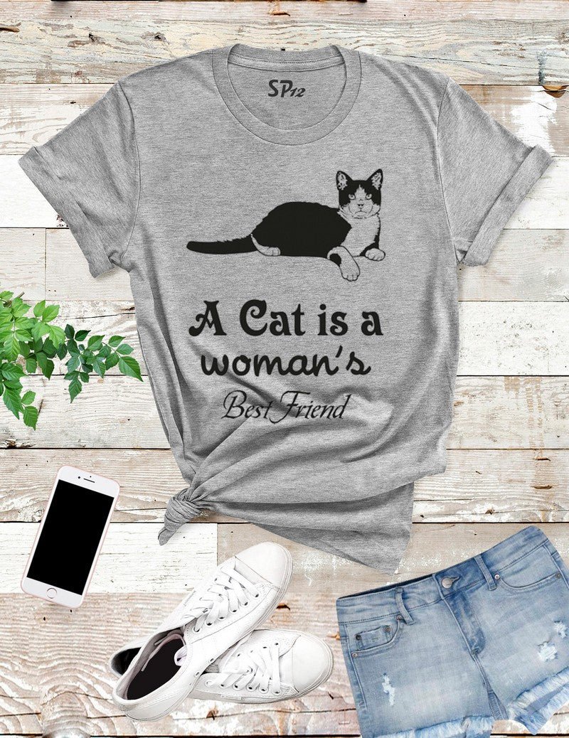 A cat Is a women's Best Friend T Shirt