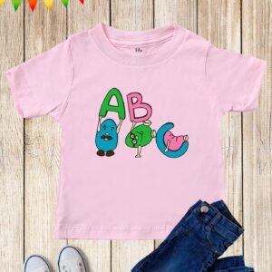 Kids ABC Alphabet Eggs Nursery Graphic T Shirt