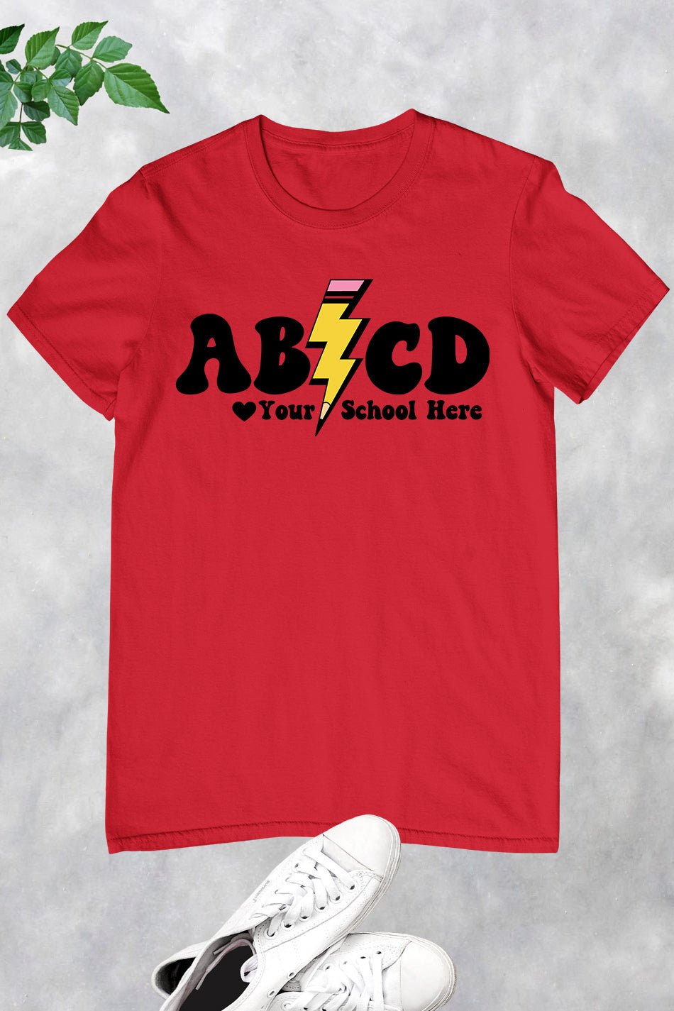 ABCD Superpower Custom Teacher T Shirt With School Name - Image 13