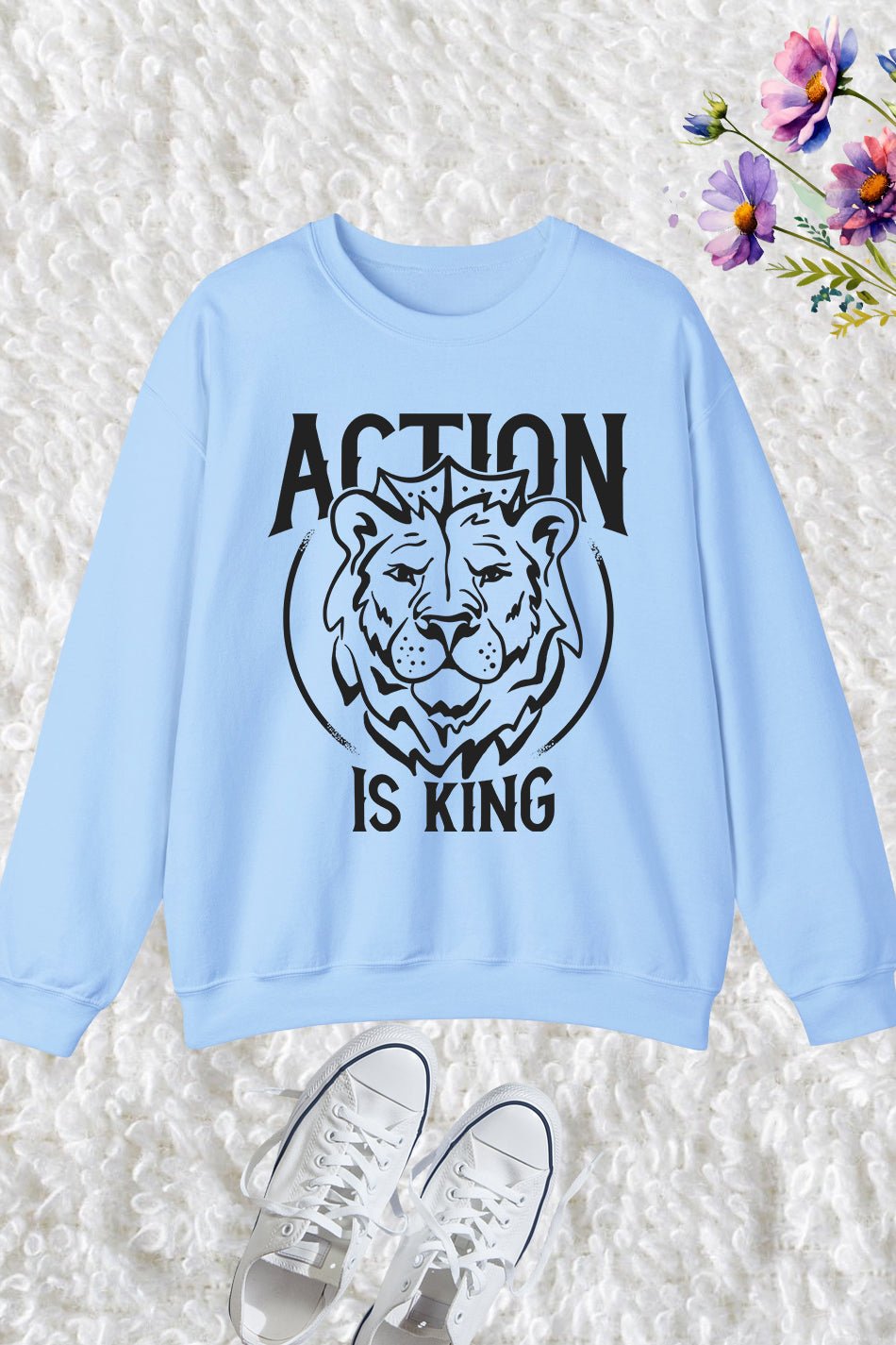 Action is King Sweatshirt - Image 3