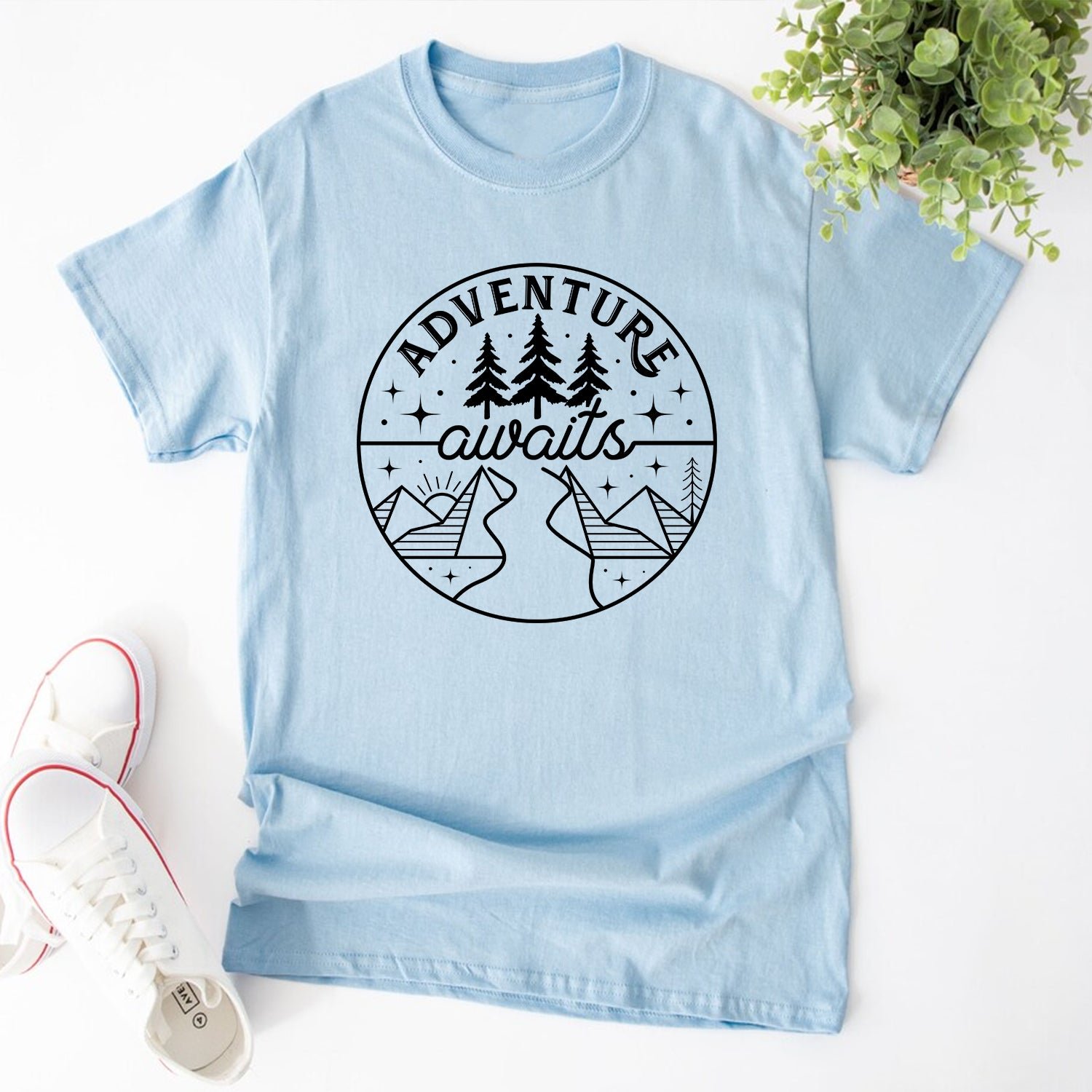 Nature Lover Camping Adventure Awaits Vacation T-Shirts For Adults And Kids - Image 2