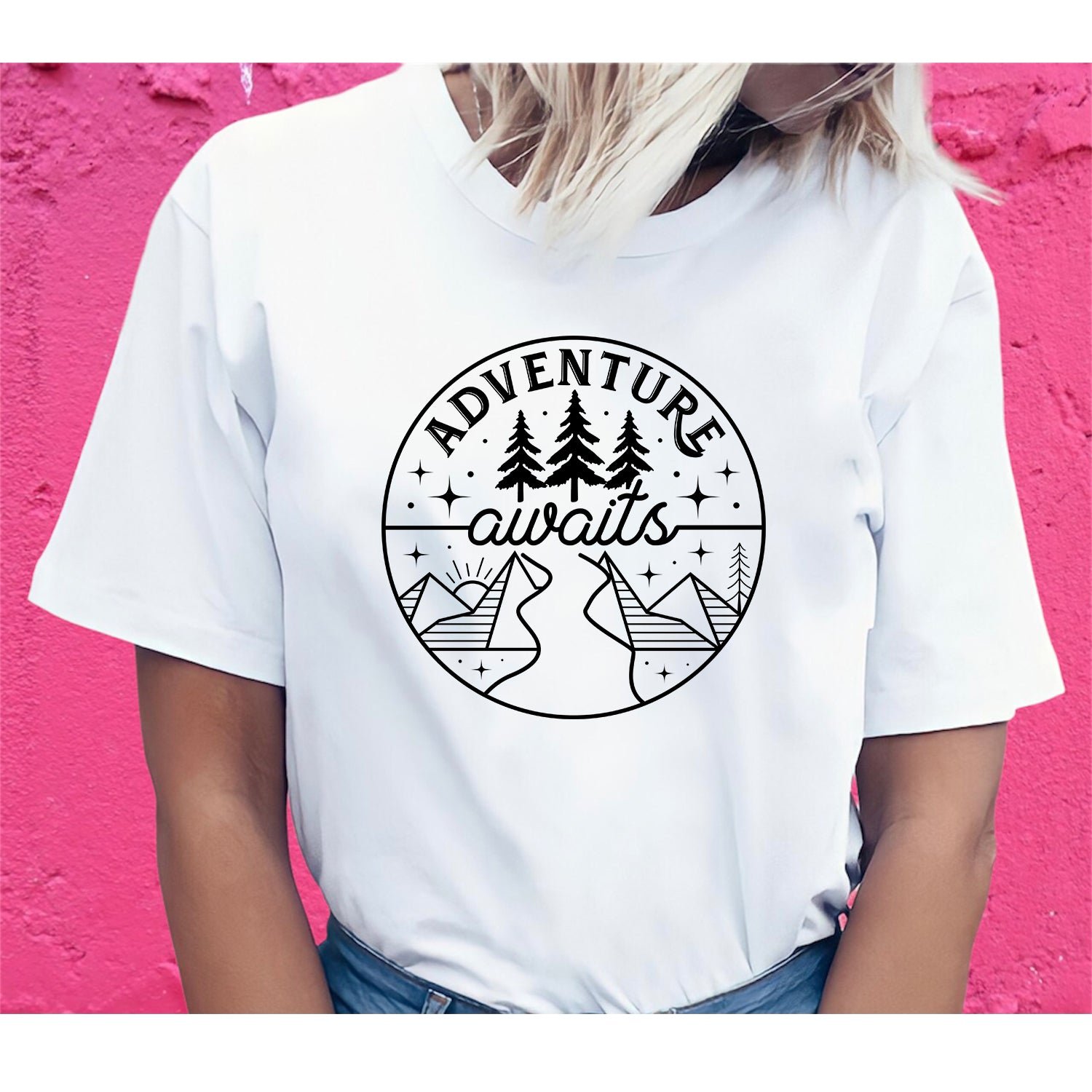 Nature Lover Camping Adventure Awaits Vacation T-Shirts For Adults And Kids - Image 4