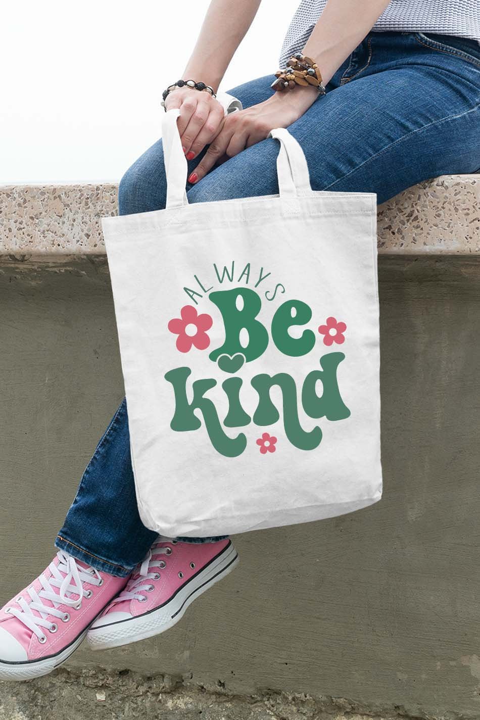 Always Be Kind Inspirational Teacher Shoulder Bag - Image 3