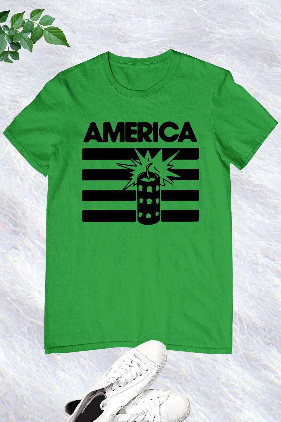 America Firework 4th Of July Flag Shirt