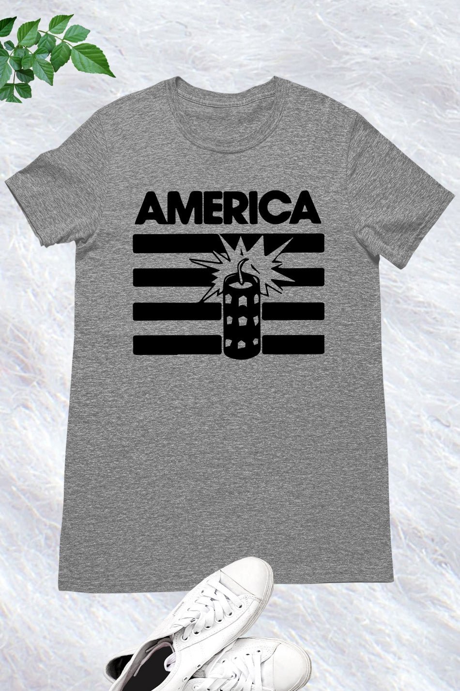 America Firework 4th Of July Flag Shirt