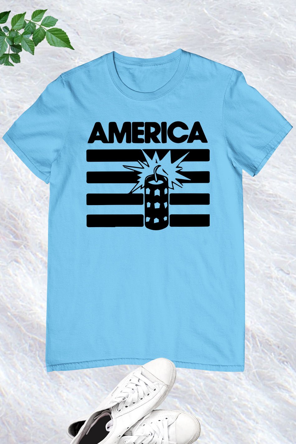 America Firework 4th Of July Flag Shirt