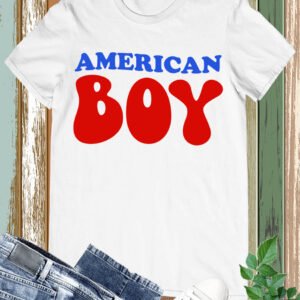 American Boy Fourth Of July T-Shirt