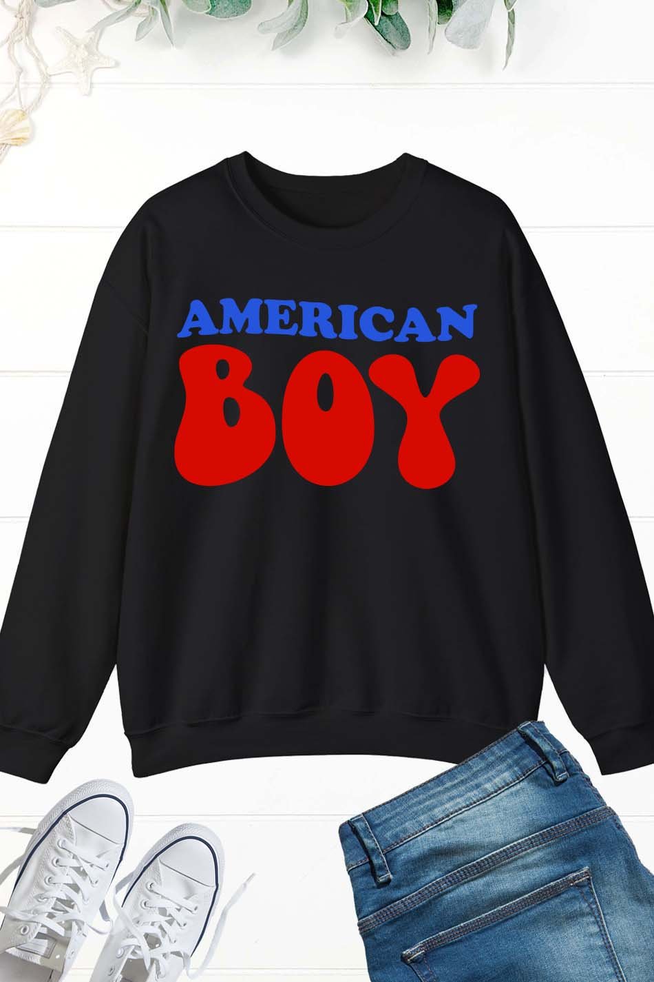 American Boy Fourth Of July Sweatshirt