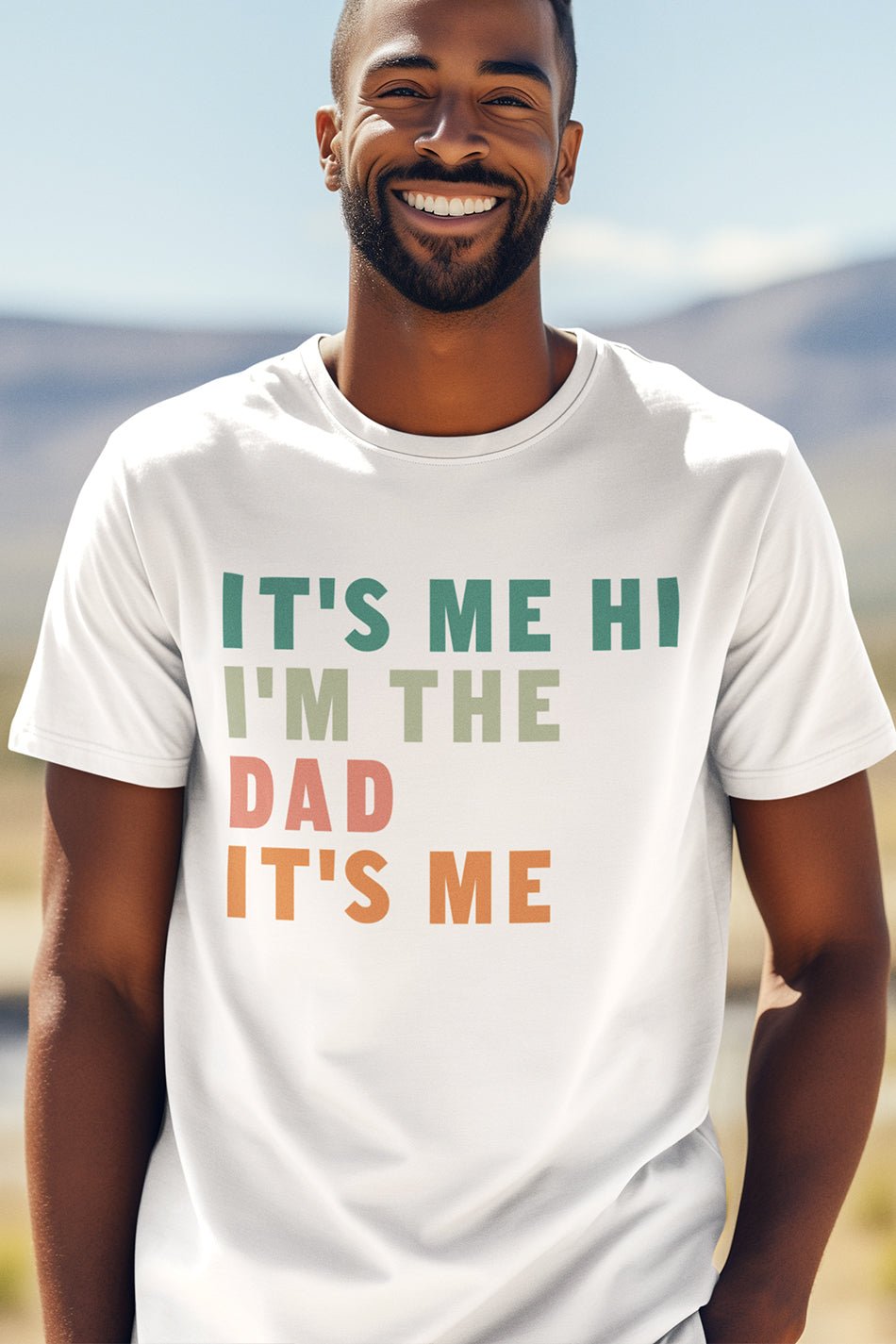 It's Me Hi I'm The Dad It's Me Trendy Father's Day T Shirts