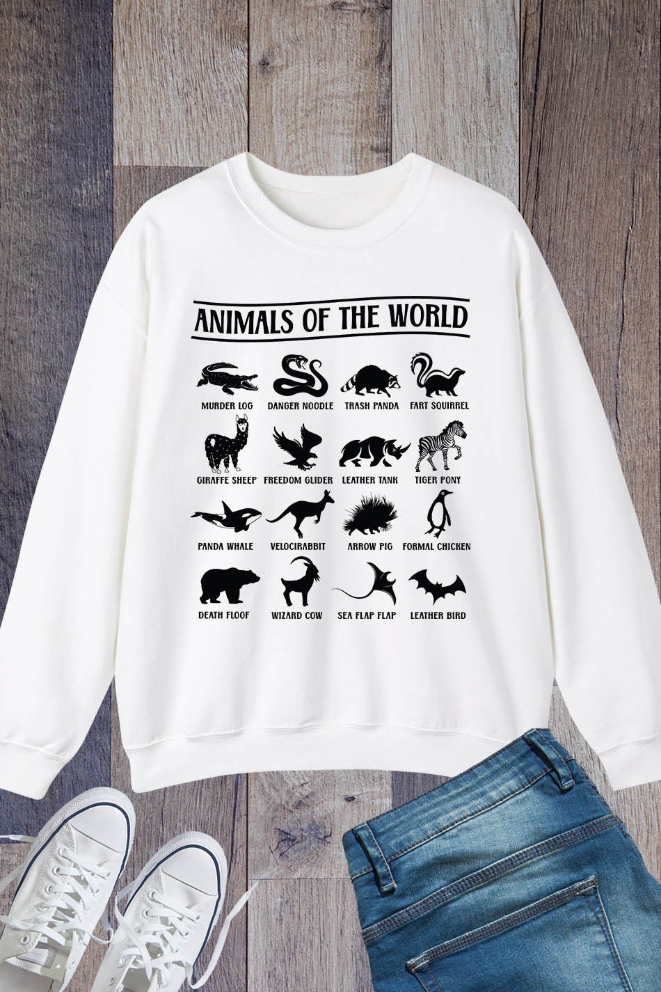 Animals of the World Sweatshirt