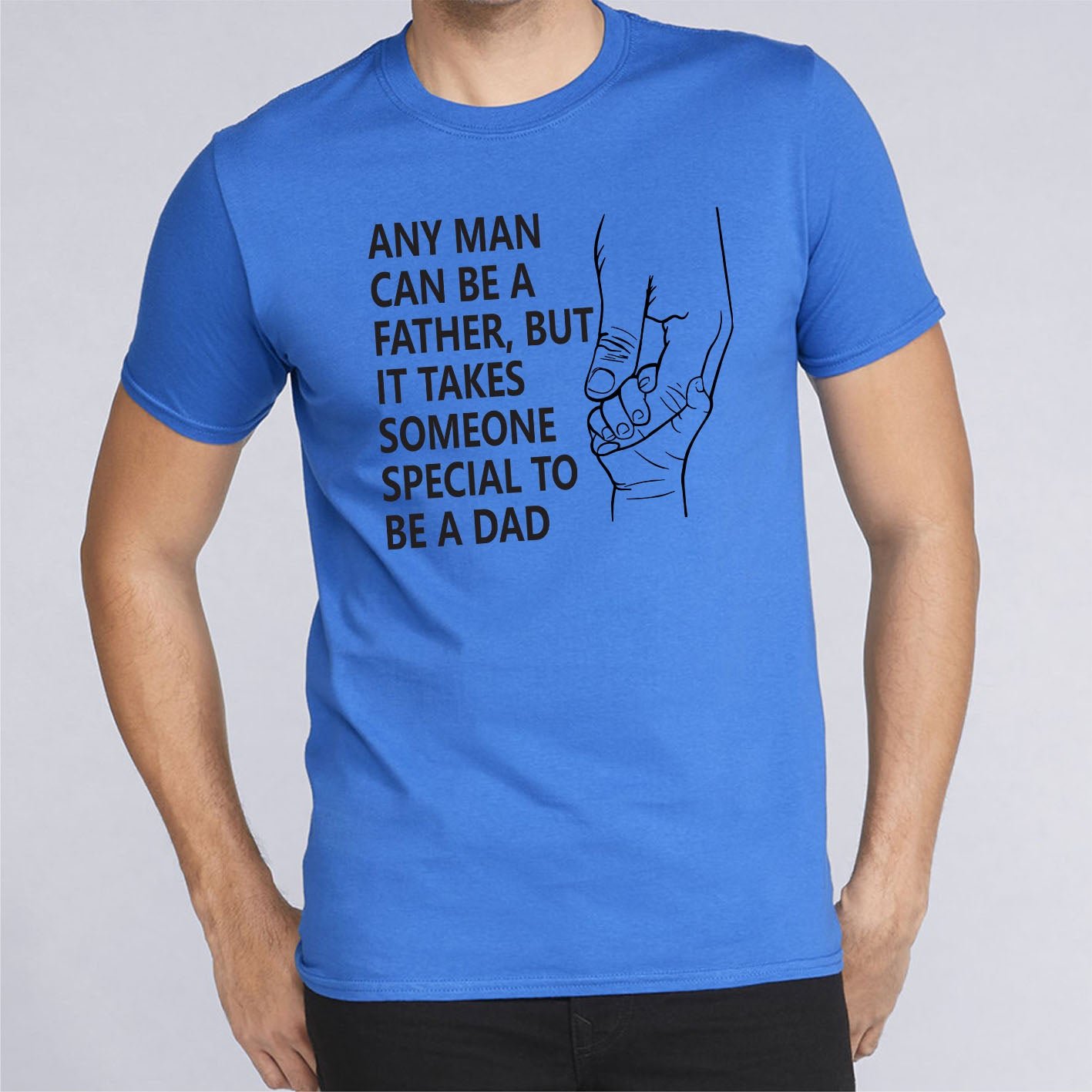 any-man-can-be-a-father-dad-custom-short-sleeve-fathers-day-shirt
