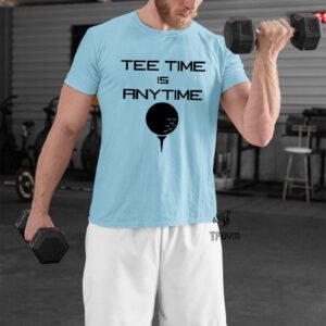 Anytime Is Tee Time Crossfit T Shirt