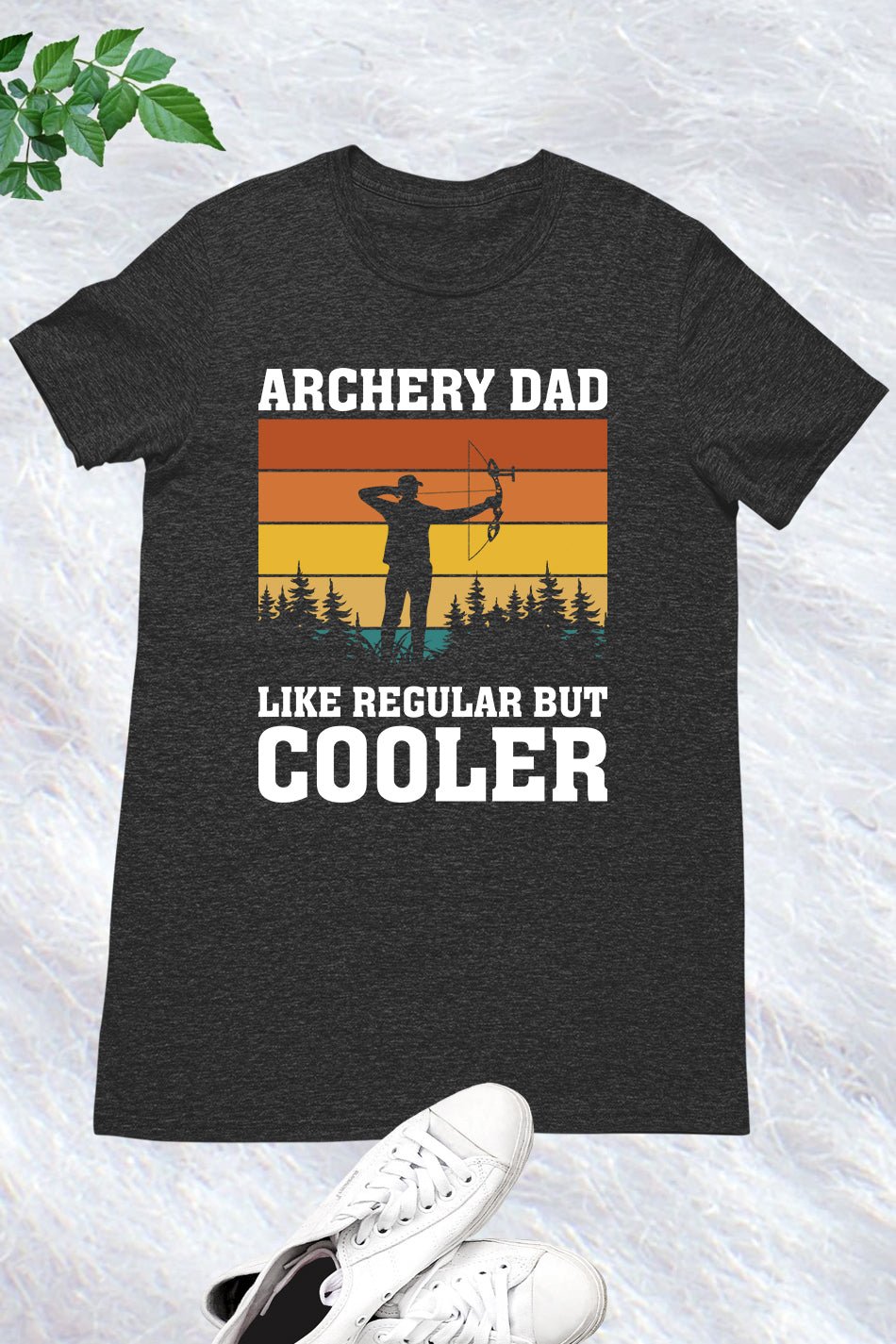 Archery Hunting Shirt Dad Like Regular But Cooler Tee - Image 12