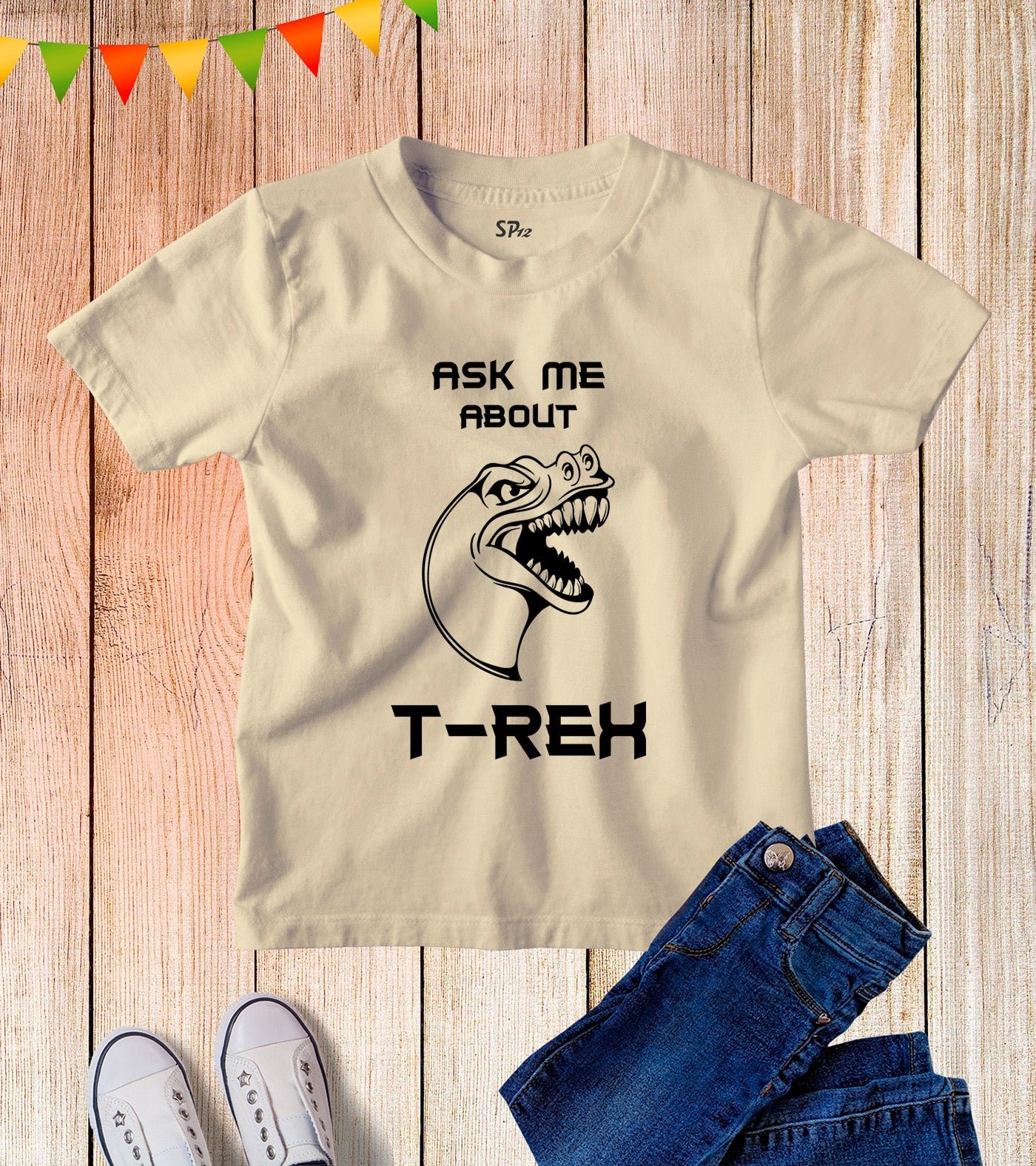 Ask Me About My T-Rex Kids‚ T Shirt