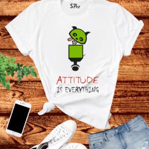 Attitude Is Everything Robot T Shirt