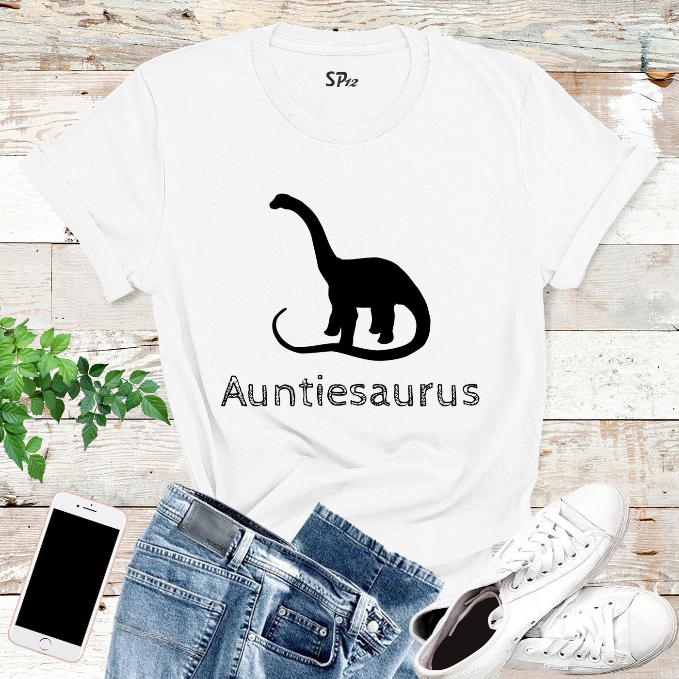Auntiesaurus Animal T Shirt