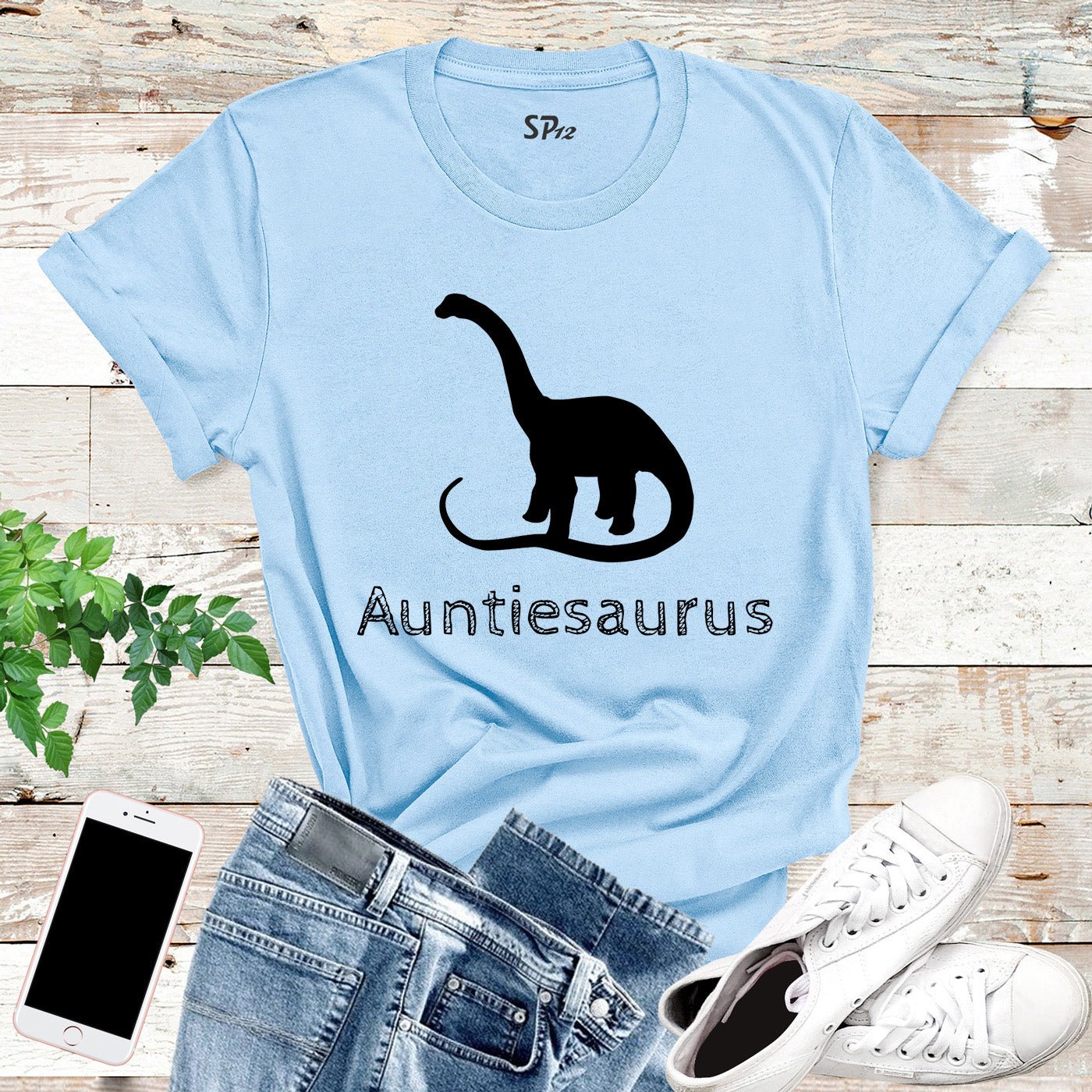 Auntiesaurus Animal T Shirt