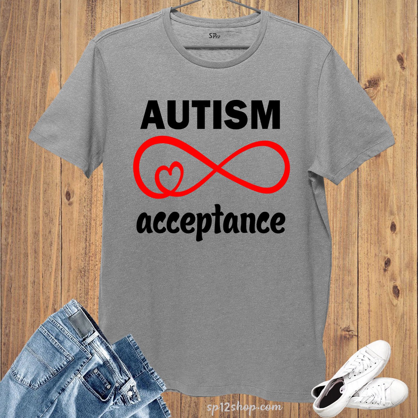 Autism Acceptance T-Shirt Awareness Gift Tees