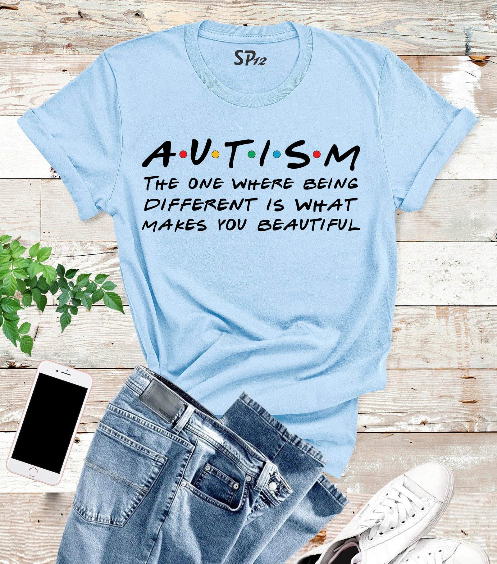 Autism The One where Being Different is what makes You Beautiful T Shirt