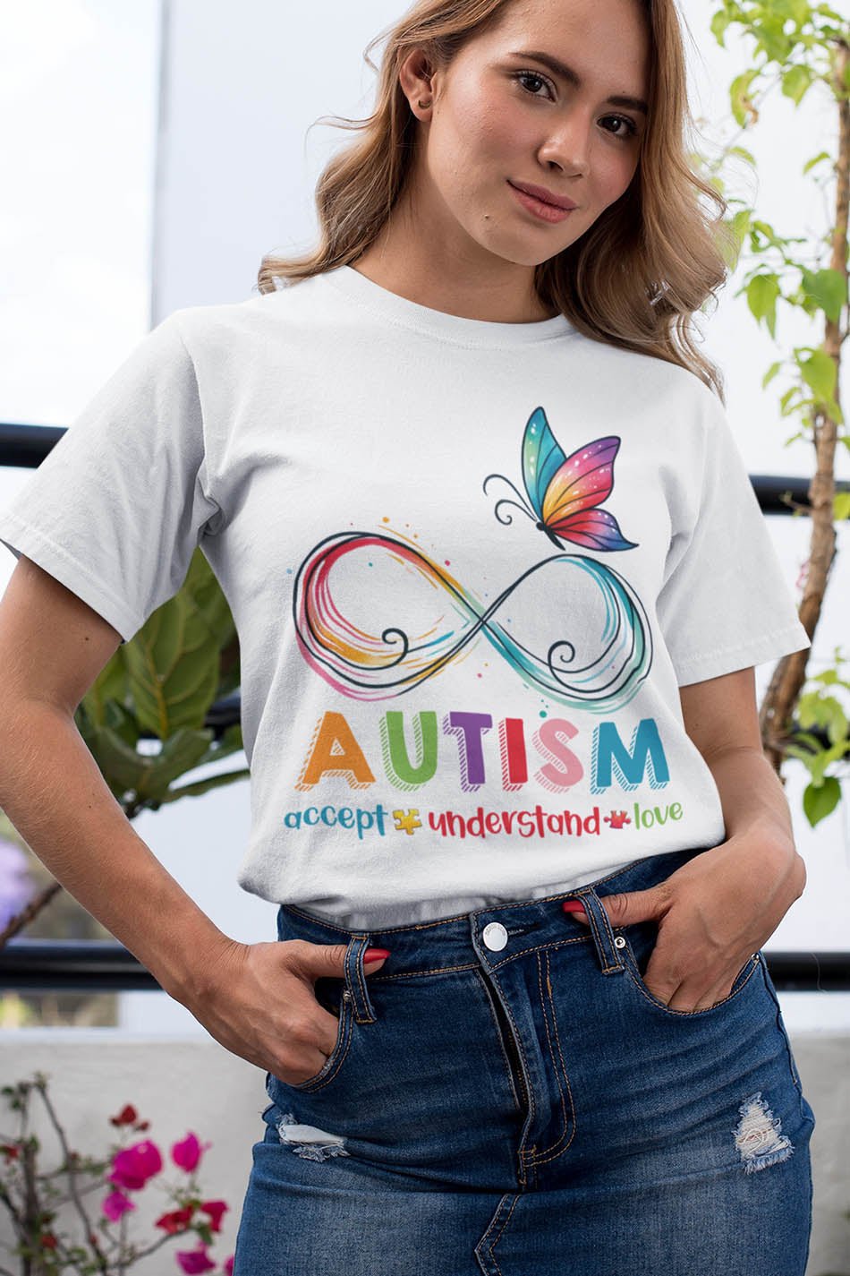 Autism Accept Understand Love Retro Shirt