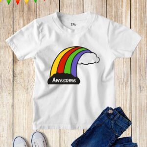 Awesome Rainbows Kids T Shirt