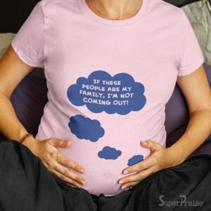 Baby Coming Out Pregnancy T Shirt