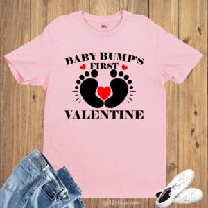 Baby Bumps First Valentine Maternity T Shirt