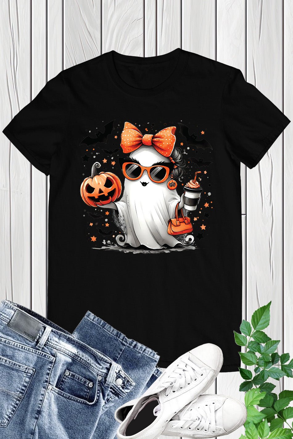 Cute Funny Ghost T Shirt