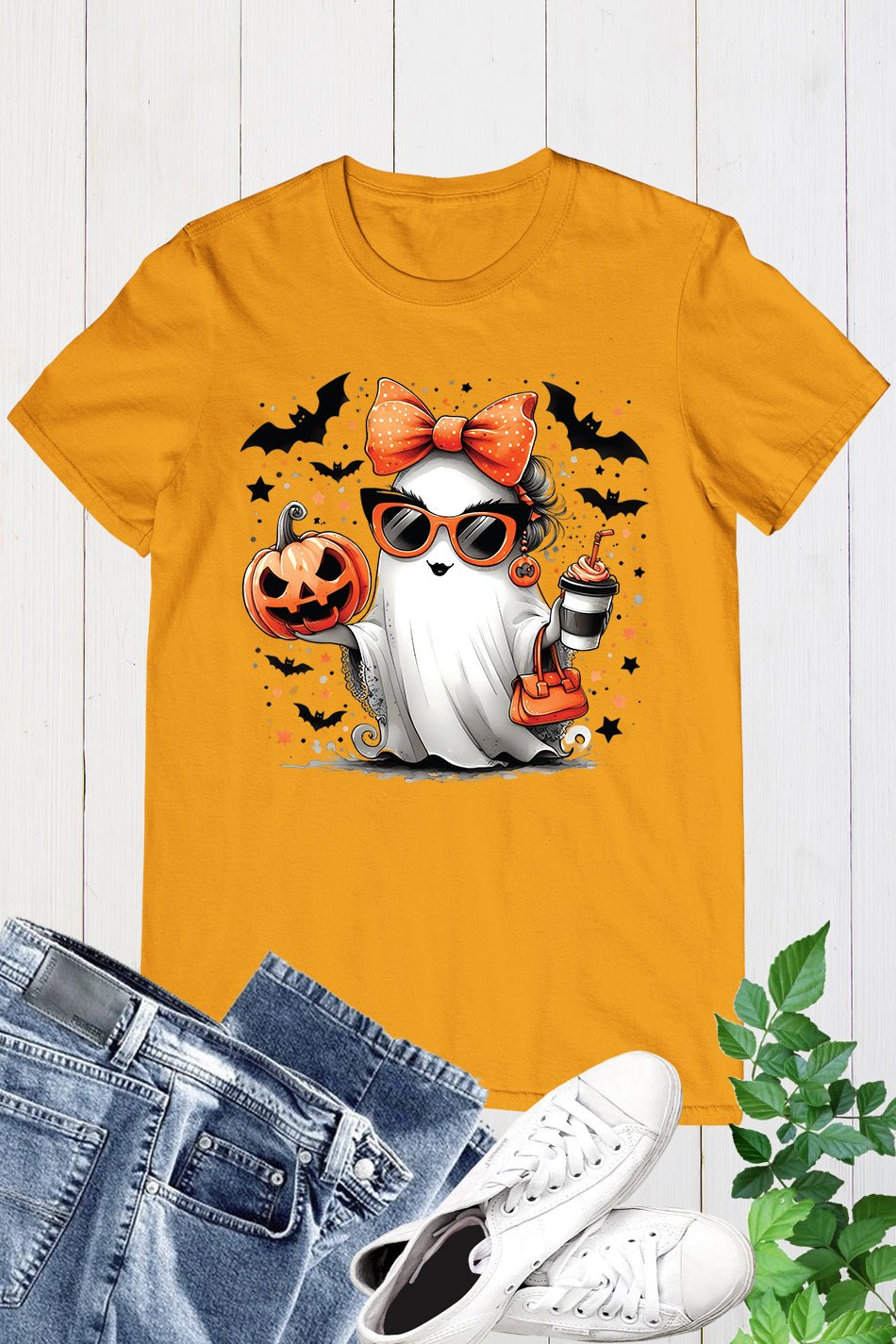 Cute Funny Ghost T Shirt