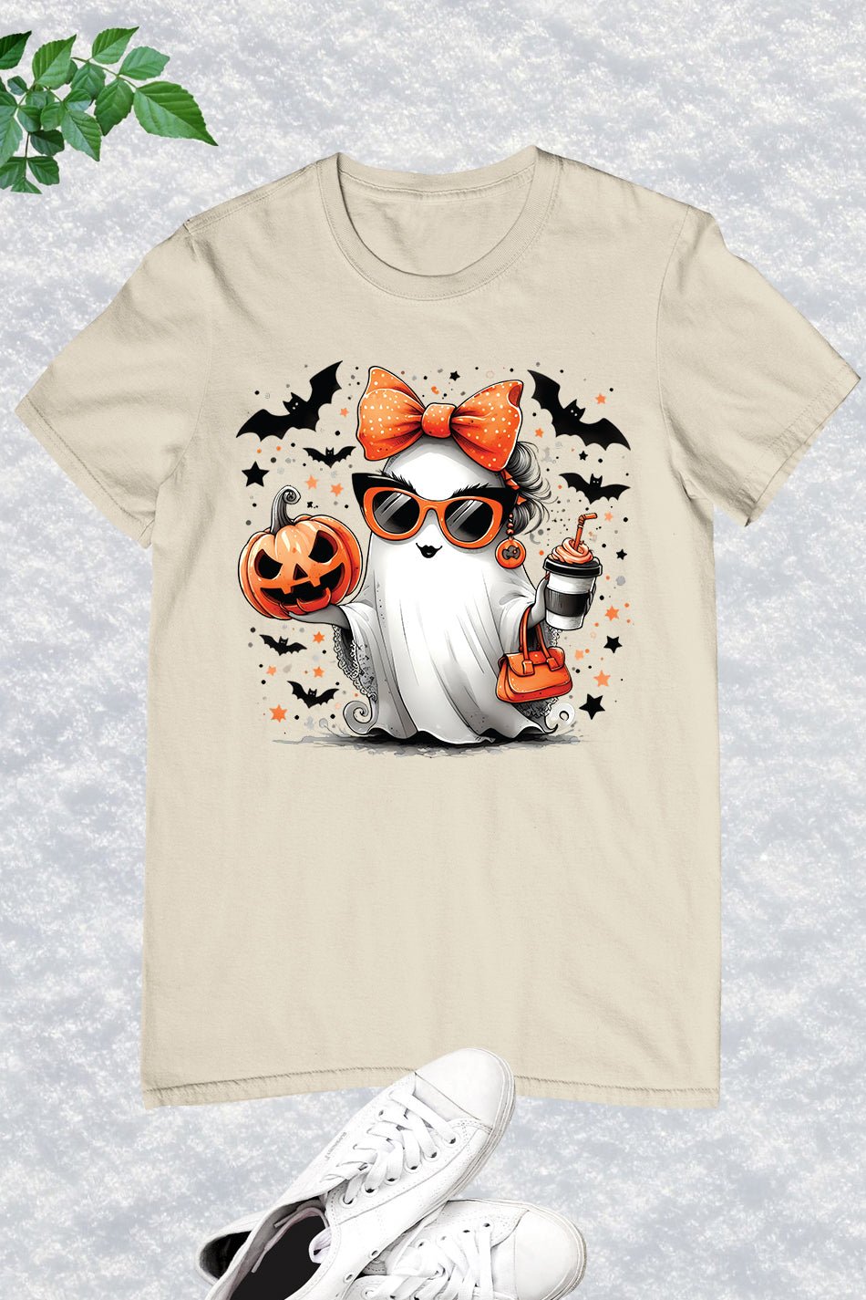 Cute Funny Ghost T Shirt - Image 12