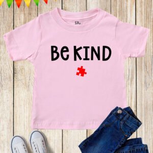 Be Kind Kids Awareness T Shirts